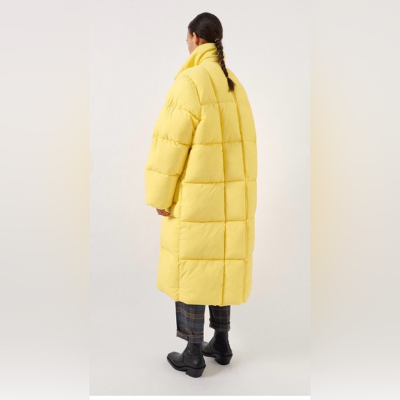 Baum und pferdgarten zesty yellow oversized maxi puffer size S NWT - Picture 2 of 8